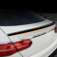 Aileron de coffre arrière en ABS noir brillant et motif carbone pour Mercedes Benz GLE-Class Coupé C292 SUV 2015-2019