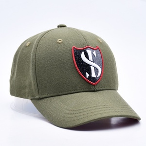 Gorra de béisbol verde oliva de algodón de alta calidad Gorras Gorra de béisbol personalizada bordada - Product Image 3