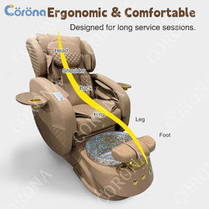 Nail Salon Móveis Pipeless Pedicure Massagem Cadeira Spa Pé Elétrico Profissional Cadeira - Product Image 4