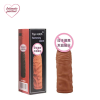Pénis épaissi allongé en silicone à picots pour hommes, en cristal, pour couples, pour le sexe adulte