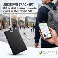Partage de localisation Android pour traceur de carte, localisateur d'objets en plastique IP6X résistant à la poussière pour bagages de voyage