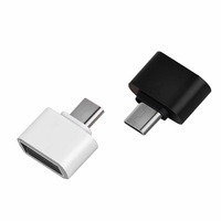 Adaptador OTG de Fábrica, Micro USB C Macho a USB Hembra, Conector Micro USB C Tipo C para Teléfono Inteligente, Teclado, Controlador de Juegos, ABS, Cobre