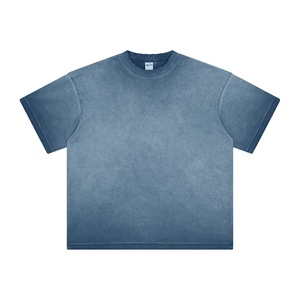 T-Shirt da <span class=keywords><strong>uomo</strong></span> in cotone bianco e nero stile Sun Sunfade oversize t-Shirt <span class=keywords><strong>Vintage</strong></span> Sunfade Acid Wash t-Shirt da <span class=keywords><strong>uomo</strong></span> - Product Image 1