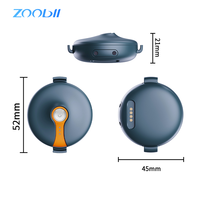 Rastreador GPS Beidou para Mascotas en Tiempo Real, WiFi/GSM 4G LTE GPRS, Valla Electrónica, Resistente al Agua, Luz Estroboscópica, Zumbador, Larga Duración (1 Año)