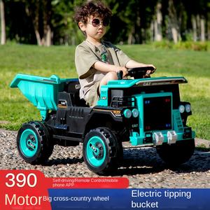 Детский электромобиль на радиоуправлении для детей 1-6 лет, грузоподъемность до 100 кг, внедорожник, пластиковый, четырехколесный, для мальчиков и девочек - Product Image 4
