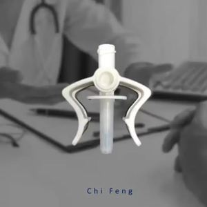 Adaptateur de flacon en matériau MABS, design ventilé transparent, pour l'esthétique médicale et la fabrication de produits de soin de la peau - Product Image 2