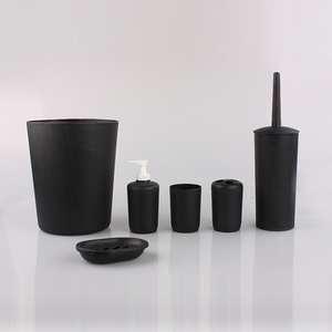 Bath Accessories for Bathroom Accessory Set Bathroom Accessories Sets in Hotel. Cheapest Price 6 Pieces Pp Bath Product Plastic