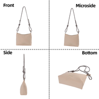Sac bandoulière en nylon personnalisé pour femme avec sangle tressée réglable, sac hobo décontracté pour transporter les essentiels quotidiens