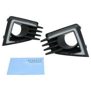 LED FoglampกรอบDRL LEDไฟวิ่งกลางวันสําหรับMitsubishi Attract 2020-2021 พร้อมไฟเคลื่อนที่สีเหลือง - Product Image 2
