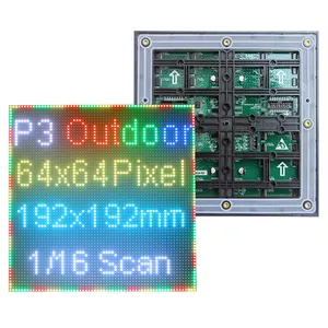 P3 LED ekran panel modülü açık P3 LED ekran panel modülü 192*192mm 64*64 piksel 1/16 tarama SMD1415