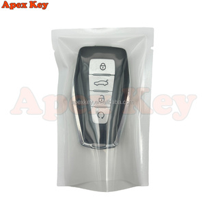Carcasa de Llave de Coche Negra de 4 Botones, Material ABS, para Geely Global Kulrey Hawk GX7 Okavango Coolray X6 Geometry C Emgrand - Product Image 2