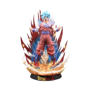 Figurine Dragon Son Goku aux <span class=keywords><strong>Cheveux</strong></span> Bleus Super Saiyan <span class=keywords><strong>DBZ</strong></span> 40CM, Cadeau de Collection, Statue Japonaise, Figurine Anime en PVC, Jouet - Product Image 3