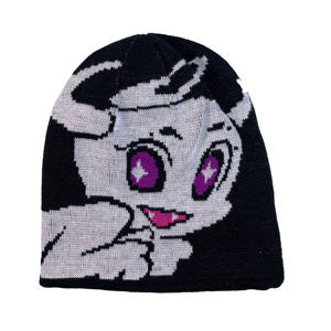 Gorro de punto Jacquard de alta calidad con estampado completo - Product Image 2