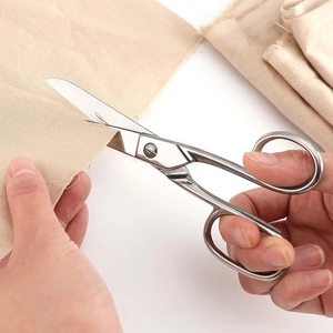 Tesoura De Alfaiate De Aço Inoxidável De 8 Polegadas Tesoura De Costura De Couro Ferramentas De Corte De Pano De Roupas - Product Image 4