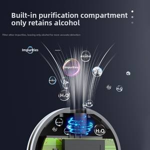 Портативный высокоточный Автомобильный прибор для проверки алкоголя для личного использования в домашних условиях, определяет потребление алкоголя для дорожного движения - Product Image 4