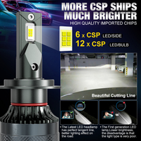 Xstorm Voiture Ampoule Phare 60W H1 H4 H7 H8 H11 9005 HB3 9006 HB4 9012 HIR2 Voiture Phare Ampoules Auto Phares