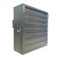 Elektrischer Wandmontierter Axialventilator Industrieller Abluftventilator 100% Kupferdrahtmotor 1400 U/min Edelstahl-Lüfterblatt Kugellager 1250mm