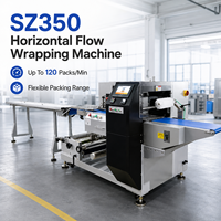 Machine d'emballage industrielle pour les produits de première nécessité avec écran tactile PLC, machine d'emballage horizontale automatique à flux continu