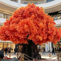 Arbre artificiel de cerisier en fleurs violet en plastique écologique résistant aux UV pour intérieur/extérieur, mariage, restaurant, Noël, nouveauté