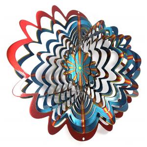 Çok renkli bahçe dekorasyon rüzgar spinner aksesuarları rüzgar spinner pil motor rüzgar döndürücü elektrik motoru - Product Image 6