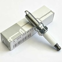 Bougie d'allumage double iridium laser OEM A0041594903 pour moteur Mercedes M272 M273 C300 E350 GLK300 S350 V6 V8