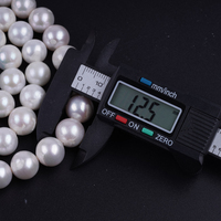Perles d'eau douce rondes de forme Edison de couleur blanche de qualité A de 10 à 13 mm pour la fabrication de bijoux