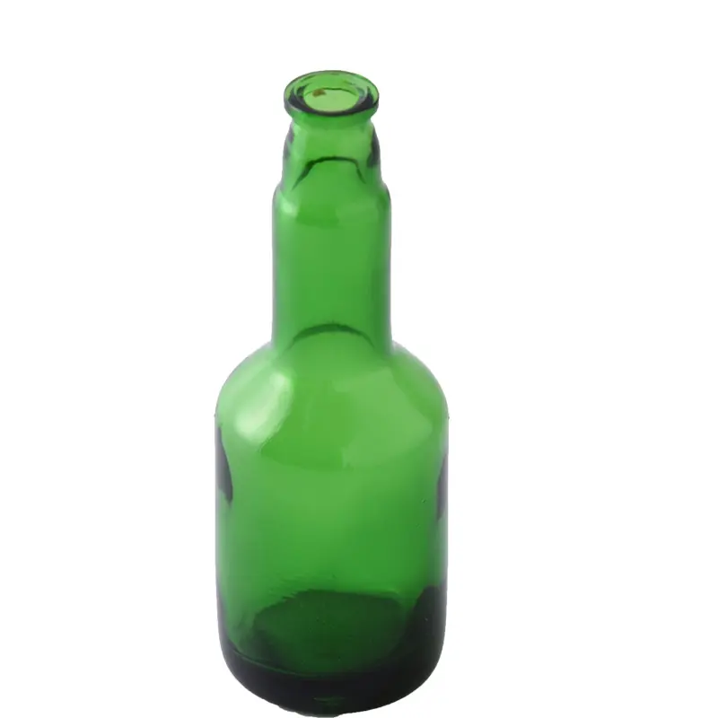 도매 고품질 100Ml 원색 녹색 맥주 병 승리 유리 1 차 녹색 병
