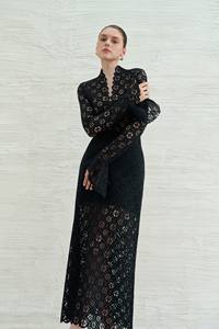 New ODM <b>Women's</b> <b>Skirts</b> CONAL LACE MIDI <b>SKIRT</b> Elegant Long <b>Skirts</b> for <b>Women</b> Lace Decoration Service A-Line Design from Vietnam - Product Image 3