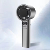 Ventilador de Mano Portátil Recargable USB con Batería, Nuevo, Tres Velocidades, Diseño para Colgar en el Cuello, para Casa, Auto, Hotel