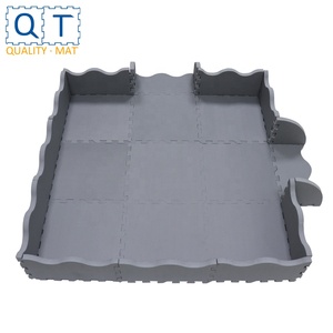 QT TAPIS Inodore Non-toxique Formamide Ci-dessous 200PPM 12in x 12in 9 pièces/ensemble <span class=keywords><strong>EVA</strong></span> Mousse Salles <span class=keywords><strong>de</strong></span> <span class=keywords><strong>Jeux</strong></span> Tapis - Product Image 2