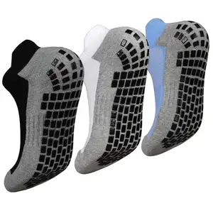 Non-Slip Anti-Skid Socks Tile Wood Floors Sticky Grips Ankle Socks