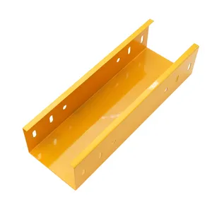 Manufacturer customizable yellow Metal 50mm-900mm Perforated Type cable tray