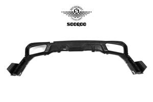 Diffusore posteriore in fibra di carbonio a secco <span class=keywords><strong>X5</strong></span> <span class=keywords><strong>G05</strong></span> stile quadrato lucido in carbonio per paraurti posteriore <span class=keywords><strong>BMW</strong></span> <span class=keywords><strong>X5</strong></span> <span class=keywords><strong>G05</strong></span> 2020 + - Product Image 5