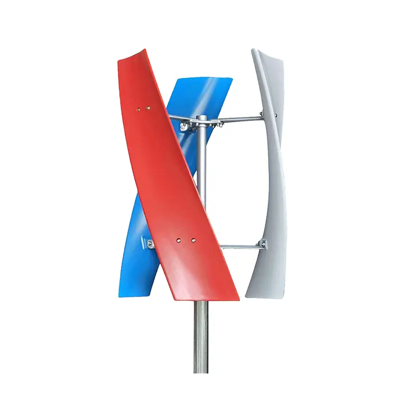 China Factory 600w 800w 1kw 2kw 3kw 4kw 5kw 10kw 30kw Vertical Axis Wind Turbine VAWT Wind Power Generation System For Home Use