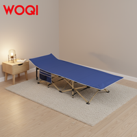 Lit pliant portable Oxford 600D pour adultes, design moderne pour le camping, la randonnée, la chasse, les voyages et les hôpitaux