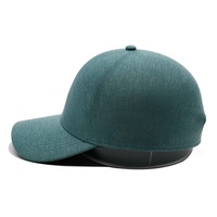 Gorra de béisbol lisa con ala curva de alta calidad, gorra de béisbol cerrada completamente personalizada en blanco, gorras de béisbol cerradas para hombres