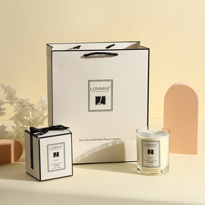 Bougie en verre artistique personnalisée de 8 oz et 12 oz en cire de soja, de haute qualité, pour aromathérapie, décoration, quatre couleurs, <span class=keywords><strong>Edison</strong></span>, Saint-Valentin - Product Image 2