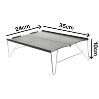 Table de camping pliante moderne en aluminium léger, mini, portable, résistante aux intempéries, hauteur réglable, vente en gros