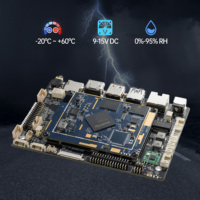 Placa de Desarrollo Industrial Integrada Personalizada de Bajo Costo Rockchip Rk3568 Cortex-a55 2g 32g 3568 Debian Mipi Ethernet Dual Arm Linux