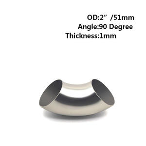 Suministro Directo de Fábrica, Tubos de Escape de Acero Inoxidable 201 de 90 Grados, Sistemas de Escape para Modificación de Automóviles - Product Image 3