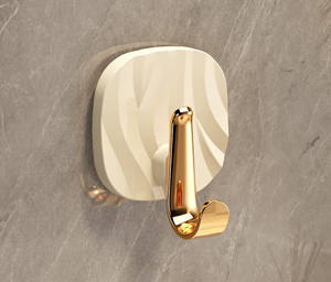 강력 접착식 골드 데코 아크릴 벽 후크, 주방 및 욕실용 수건 모자 가방 키걸이 - Product Image 2