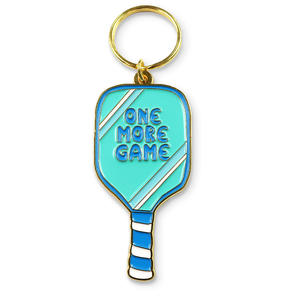 Porte-clés en alliage de zinc moulé sous pression avec logo personnalisé, forme de pickleball <span class=keywords><strong>Minecraft</strong></span>, accessoires pour sac à main - Product Image 3