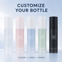 Flacon Pompe Airless Givré 20ml 30ml 50ml 80ml 100ml pour Sérum et Crème Contour des Yeux – Contenant Plastique Sous Vide