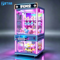 Vente en gros usine : Grande machine à griffes commerciale colorée, à monnayeur, pour peluches, de type arcade