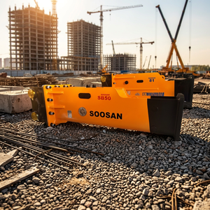 Nuevo Cincel Amarillo para Martillo Hidráulico Tipo Caja SB50, Accesorio para Excavadora de 11-16 Toneladas, Maquinaria de Construcción y Minería - Product Image 1