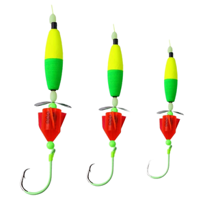 FTK Ensemble de pêche au poisson-chat performant avec flotteur, rig à sonnette, montages Santee Cooper et bouée verticale en ABS pour <span class=keywords><strong>la</strong></span> pêche en mer depuis bateau 18-22cm - Product Image 3