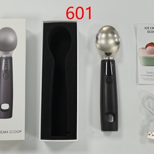 Cuchara Eléctrica para Helado, Aleación de Zinc, Grado Alimenticio, ABS, 2600mAh Recargable, 60 Minutos de Duración de Batería, Cuchara Calentadora Fácil de Usar - Product Image 4