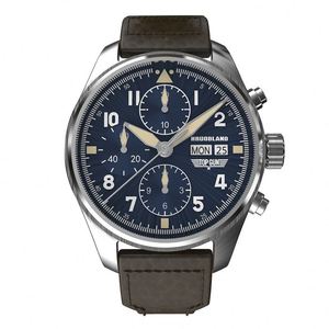 Envío Gratis, Reloj de Cuarzo Vintage de Piloto, Multifunción, Cronógrafo, 10 ATM, Acero Inoxidable 316L, Retro, Luminoso, de Alta Calidad, en Venta - Product Image 1