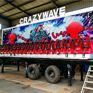 Attrazione Portatile <span class=keywords><strong>Crazy</strong></span> Wave su Rimorchio, Mini Giostra Emozionante Stile Miami in Vendita - Product Image 1