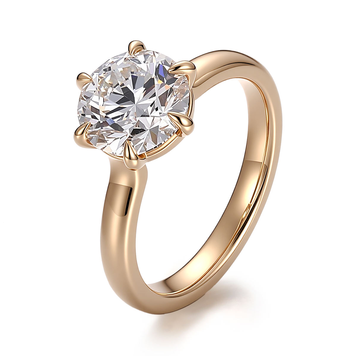 แหวนเพชรแล็บโกลด์ 10K ทองคำแท้